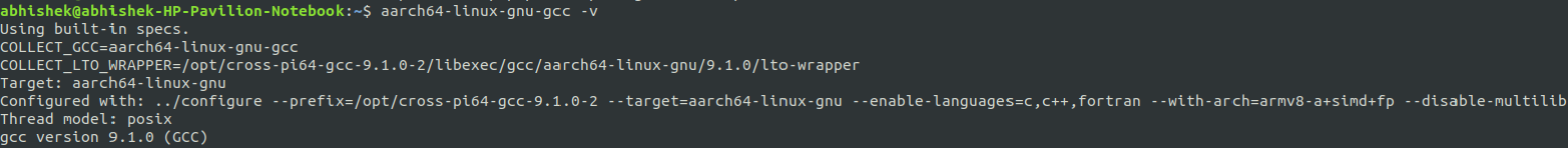 cross 64 gcc