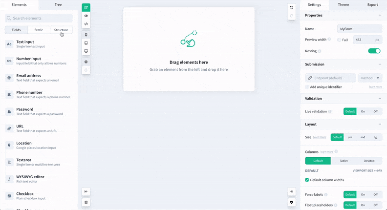 Vuefom Builder